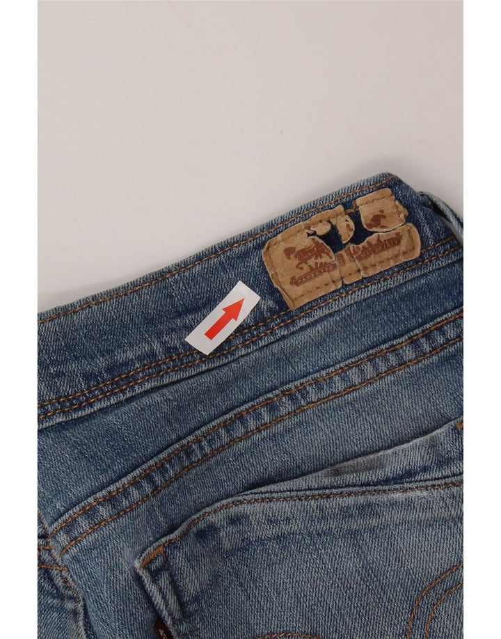 Pantaloni scurți din denim cu talie medie pentru femei LEVI'S US 10 Medium W30 Bumbac albastru