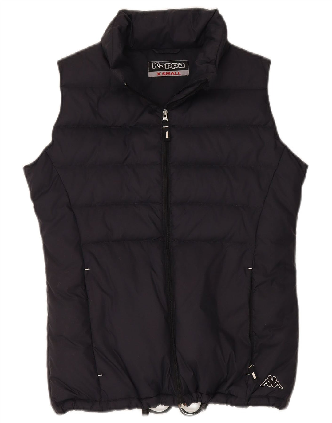 Gilet capitonat supradimensionat pentru femei KAPPA UK 6 XS Poliamidă bleumarin
