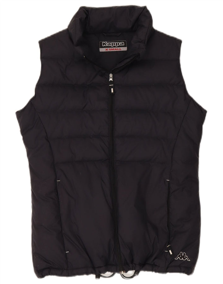 Gilet capitonat supradimensionat pentru femei KAPPA UK 6 XS Poliamidă bleumarin