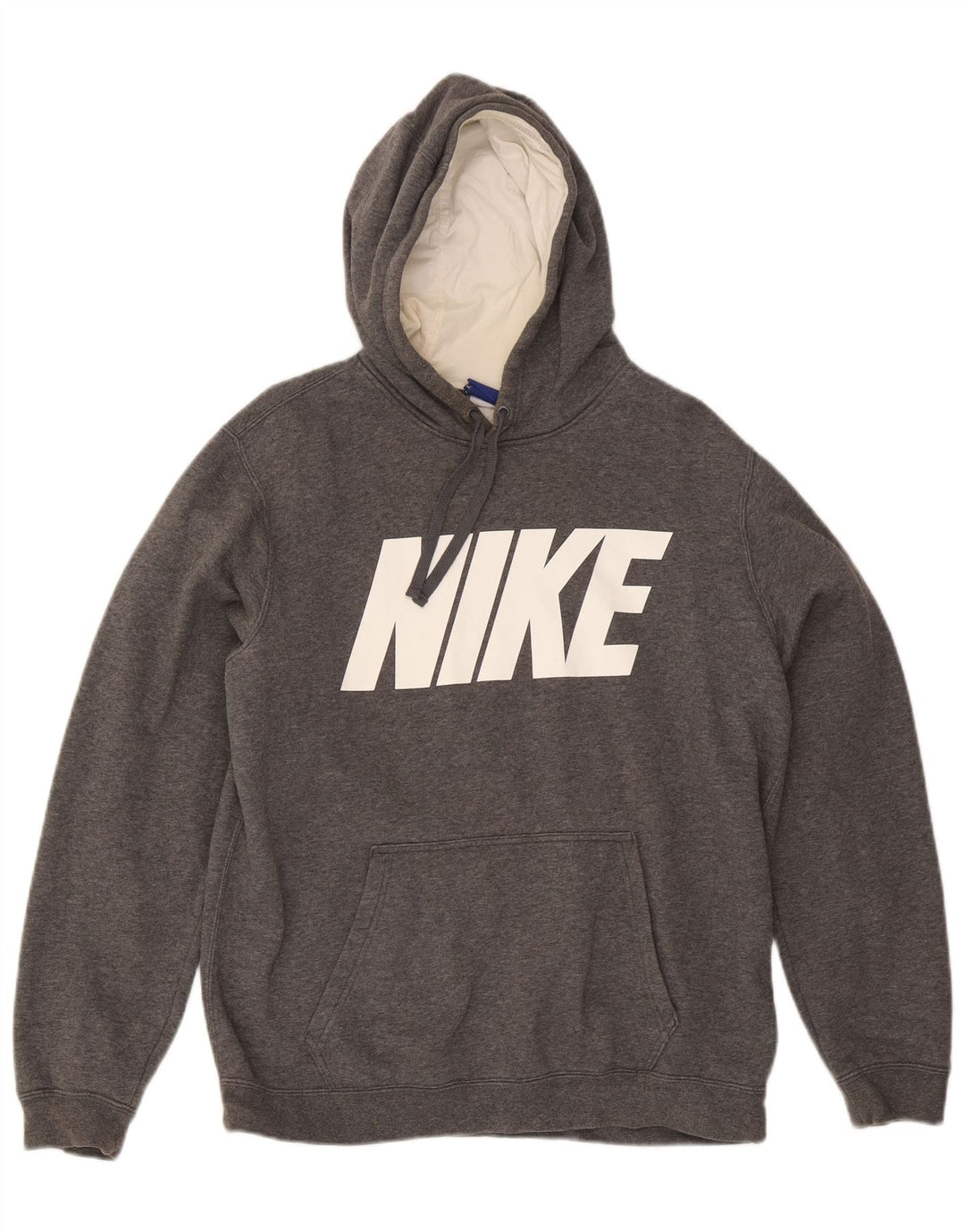 Pulover Nike Grafic pentru bărbați, bumbac, gri mediu