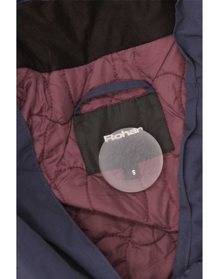 Jachetă parka supradimensionată pentru femei cu glugă Rohan UK 10 Mic bleumarin