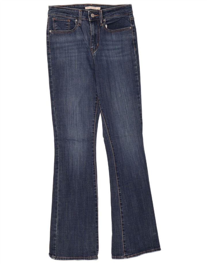 Blugi bootcut cu talie mare LEVI'S 725 pentru femei W28 L32 bumbac albastru