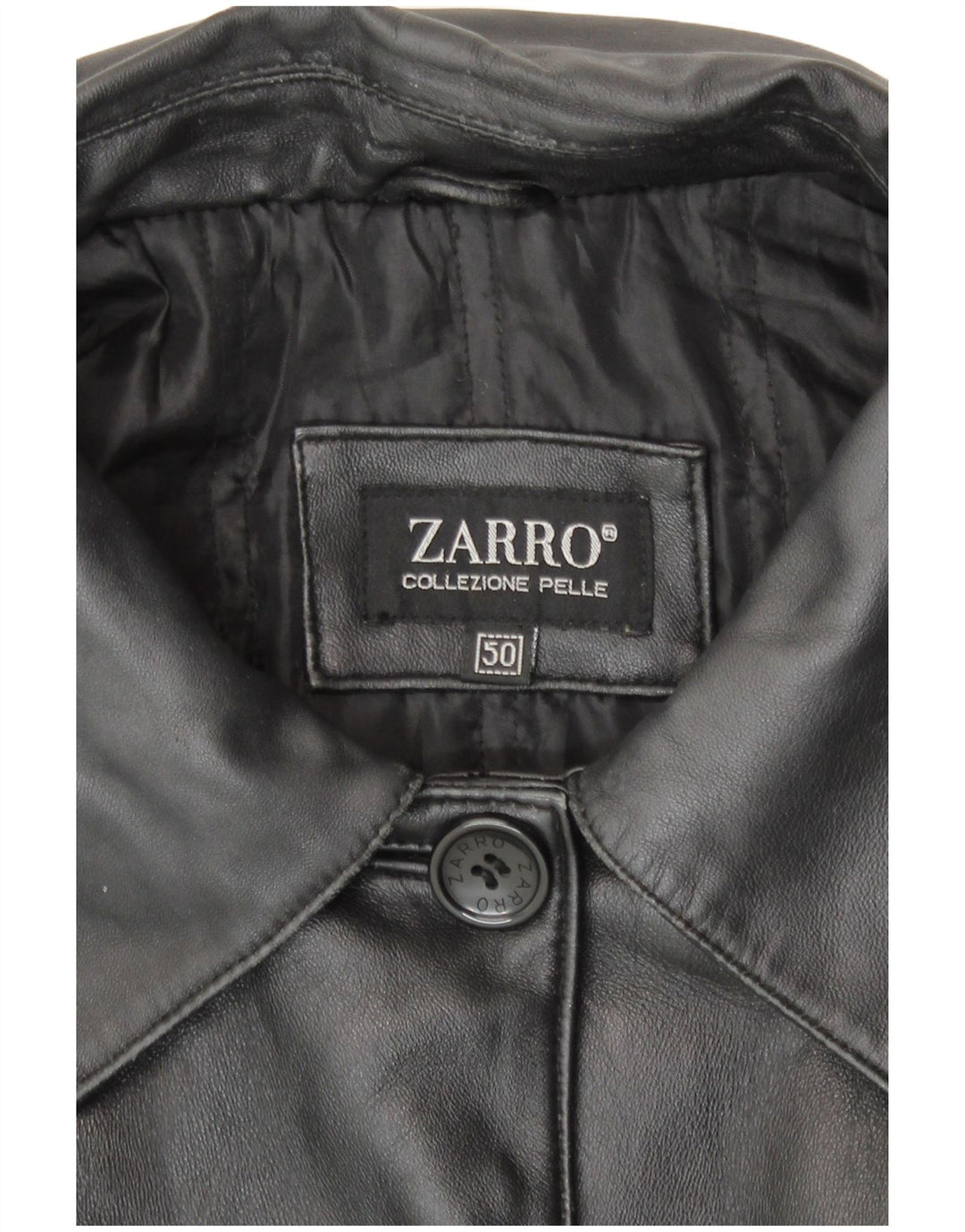 Palton din piele pentru femei Zarro IT 50 XL din piele neagră