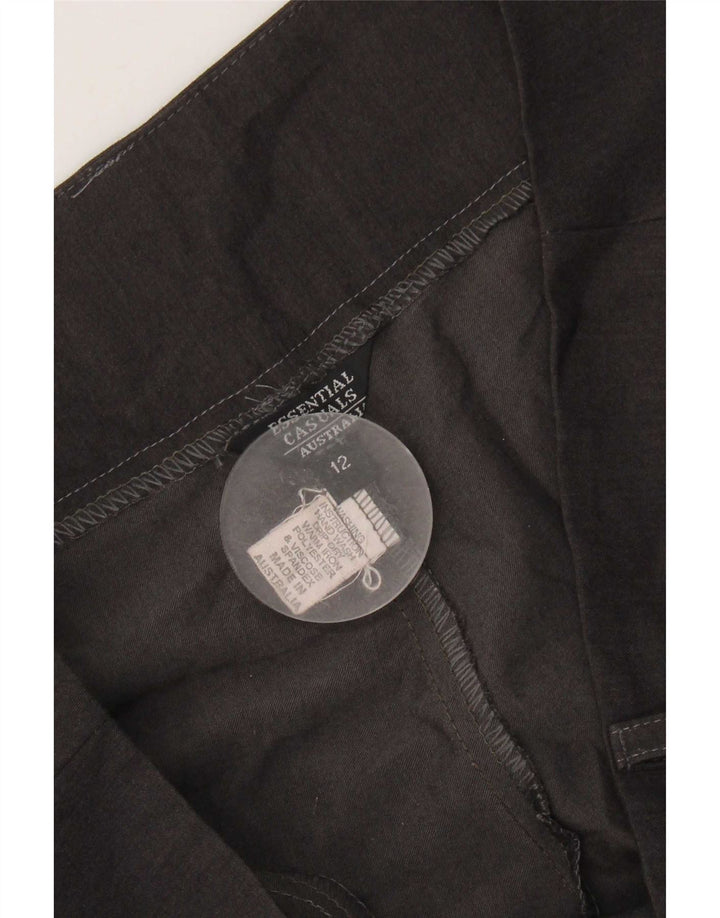 Pantaloni casual drepti pentru femei Essential US 12 Large W32 L28 Gri