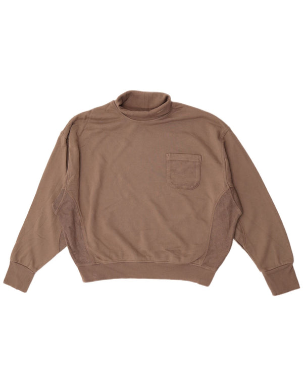 Pulover pentru femei Reebok cu gât rulat supradimensionat, Marea Britanie 16/18 Maro mare