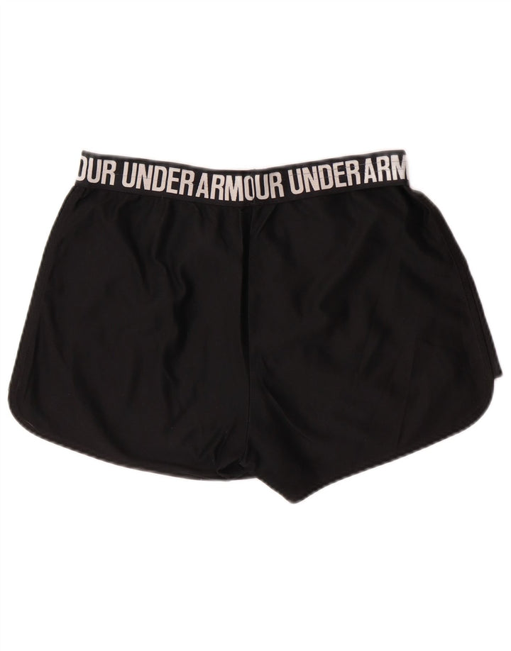 UNDER ARMOUR Pantaloni scurti sport pentru femei Heat Gear Graphic UK 10 Small Black