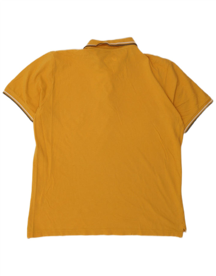 DACK'S Tricou polo pentru bărbați, bumbac galben mare