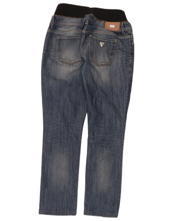 Blugi drepte pentru femei Guess W24 L28 Blue Colorblock