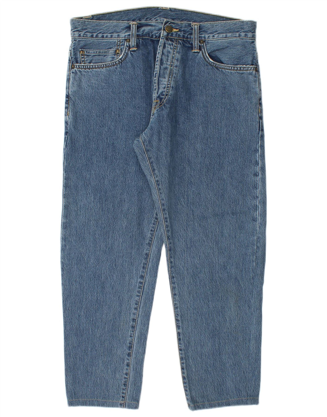 Blugi conici pentru bărbați CARHARTT Klondike W31 L25 bumbac albastru