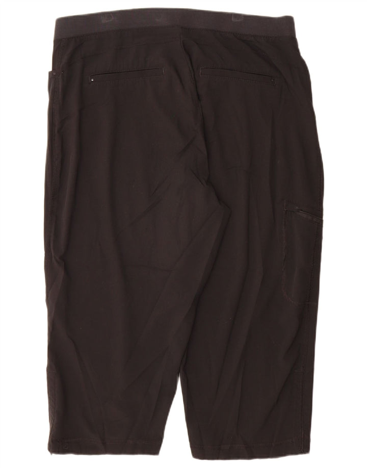 Pantaloni Capri cargo LEE pentru femei, cu croiala relaxată, US 14 XL W34 L20 Negri