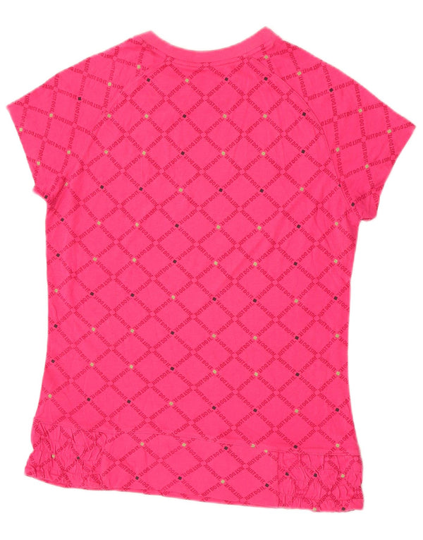 Tricou grafic Nike Fete Top 13-14 Ani XL Roz Bumbac Geometric