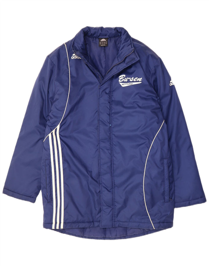Jachetă pentru bărbați Adidas Graphic Windbreaker UK 38/40 Poliester albastru mediu
