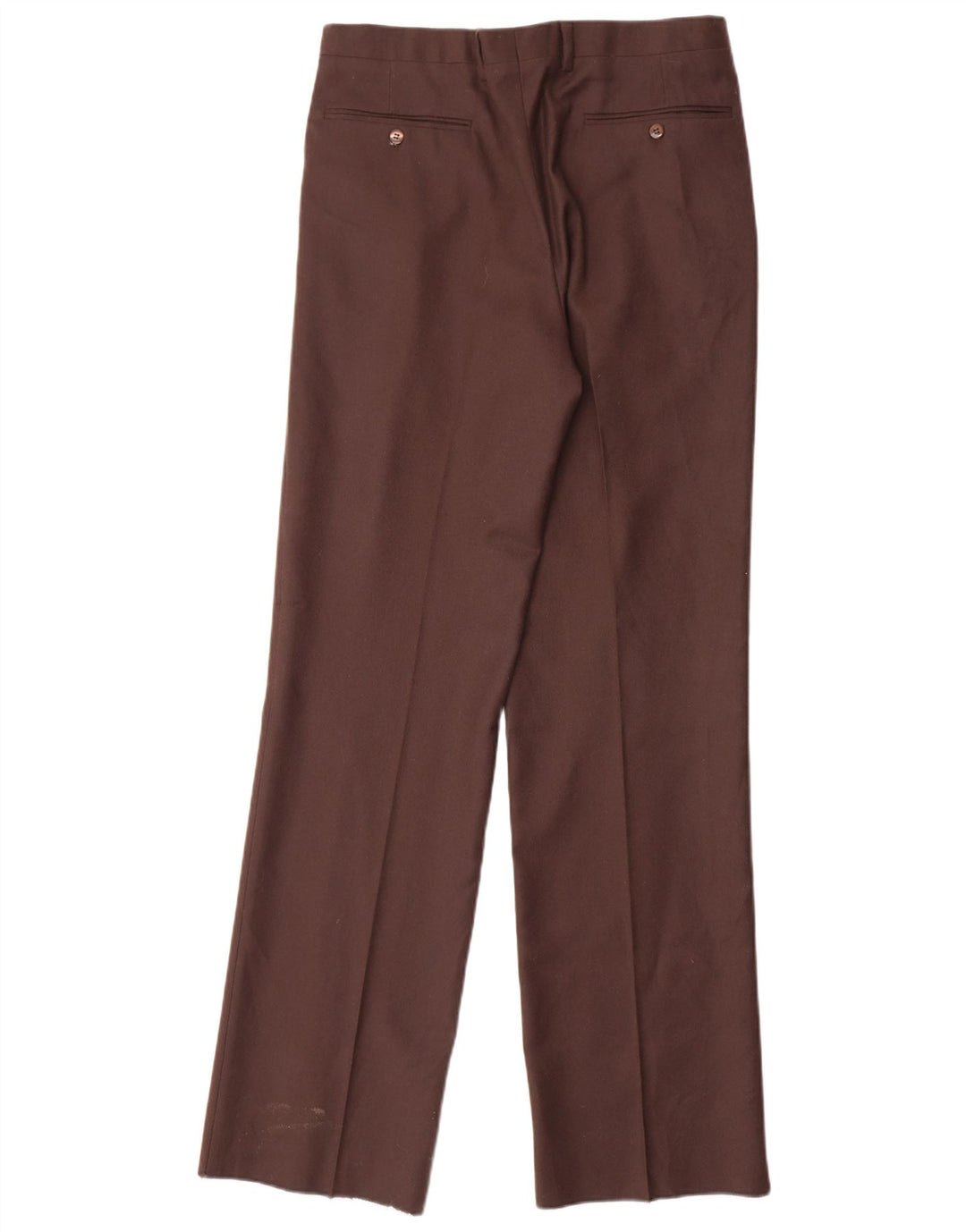Pantaloni de costum vintage pentru bărbați IT 48 Medium L32 L34 Maro