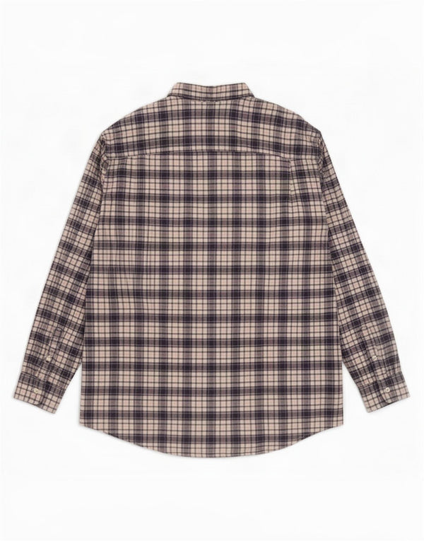 Cămașă supradimensionată pentru femei Eddie Bauer UK 18 XL, bumbac cu check multicolor