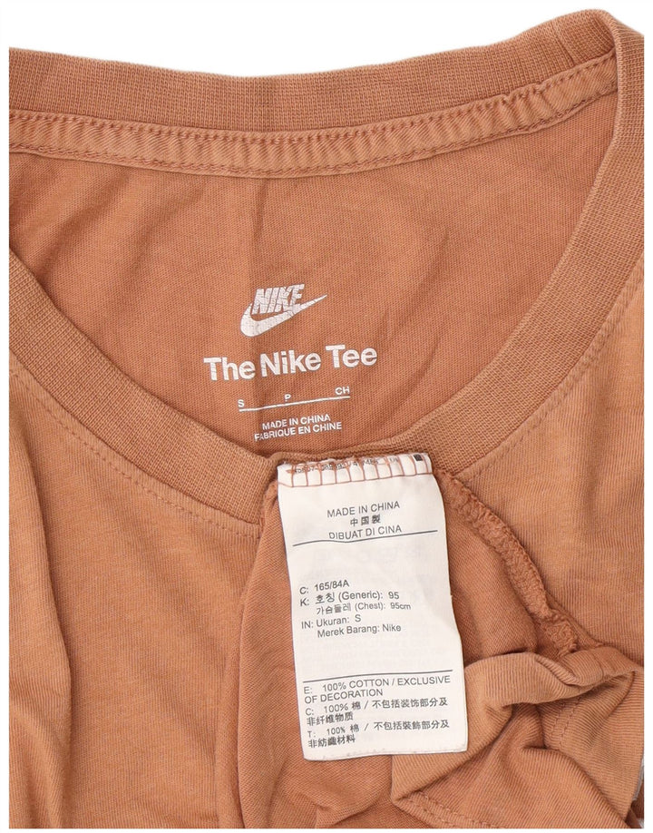 Tricou pentru bărbați Nike Top mic maro bumbac