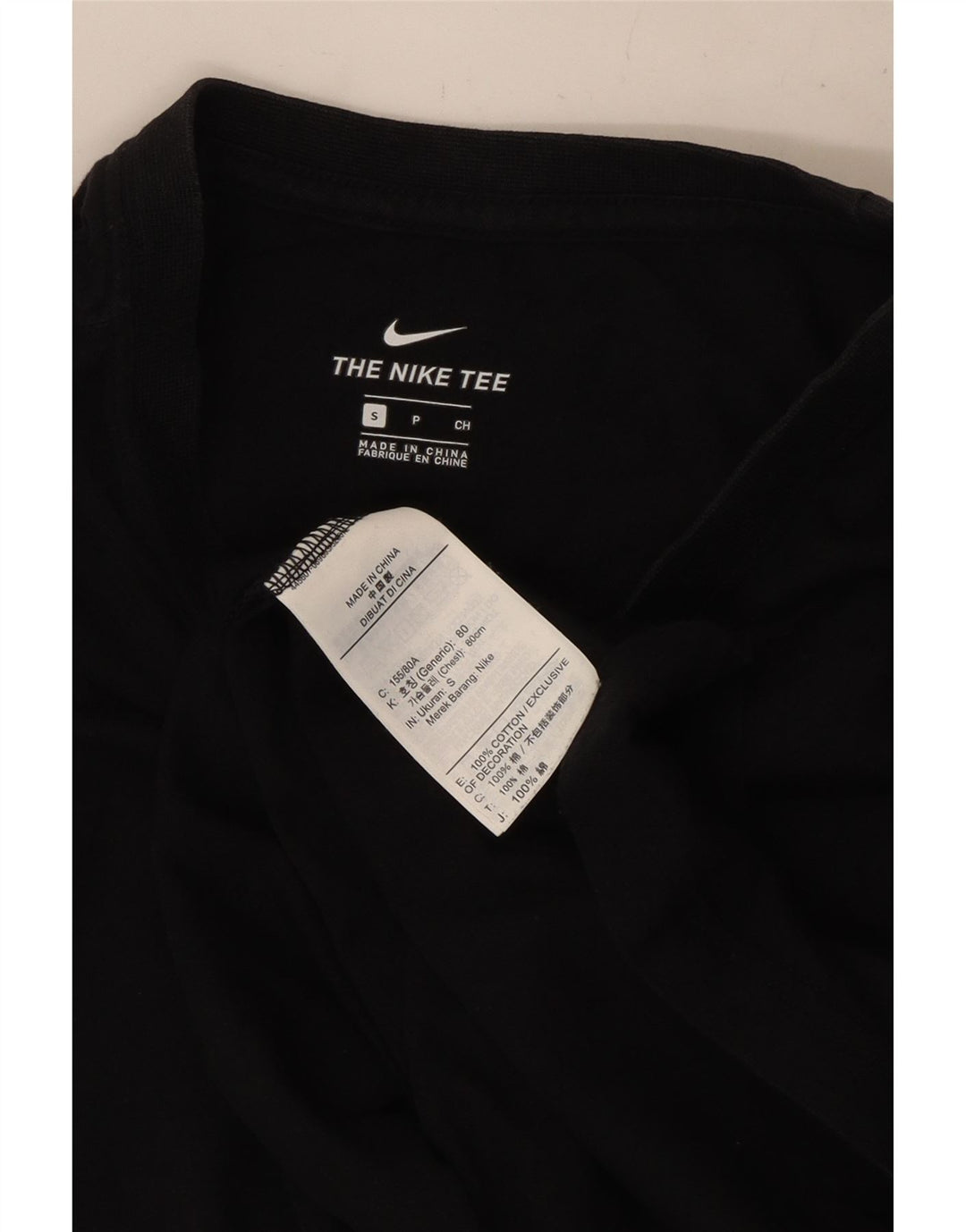 Tricou grafic Nike pentru bărbați Top mic, negru, bumbac