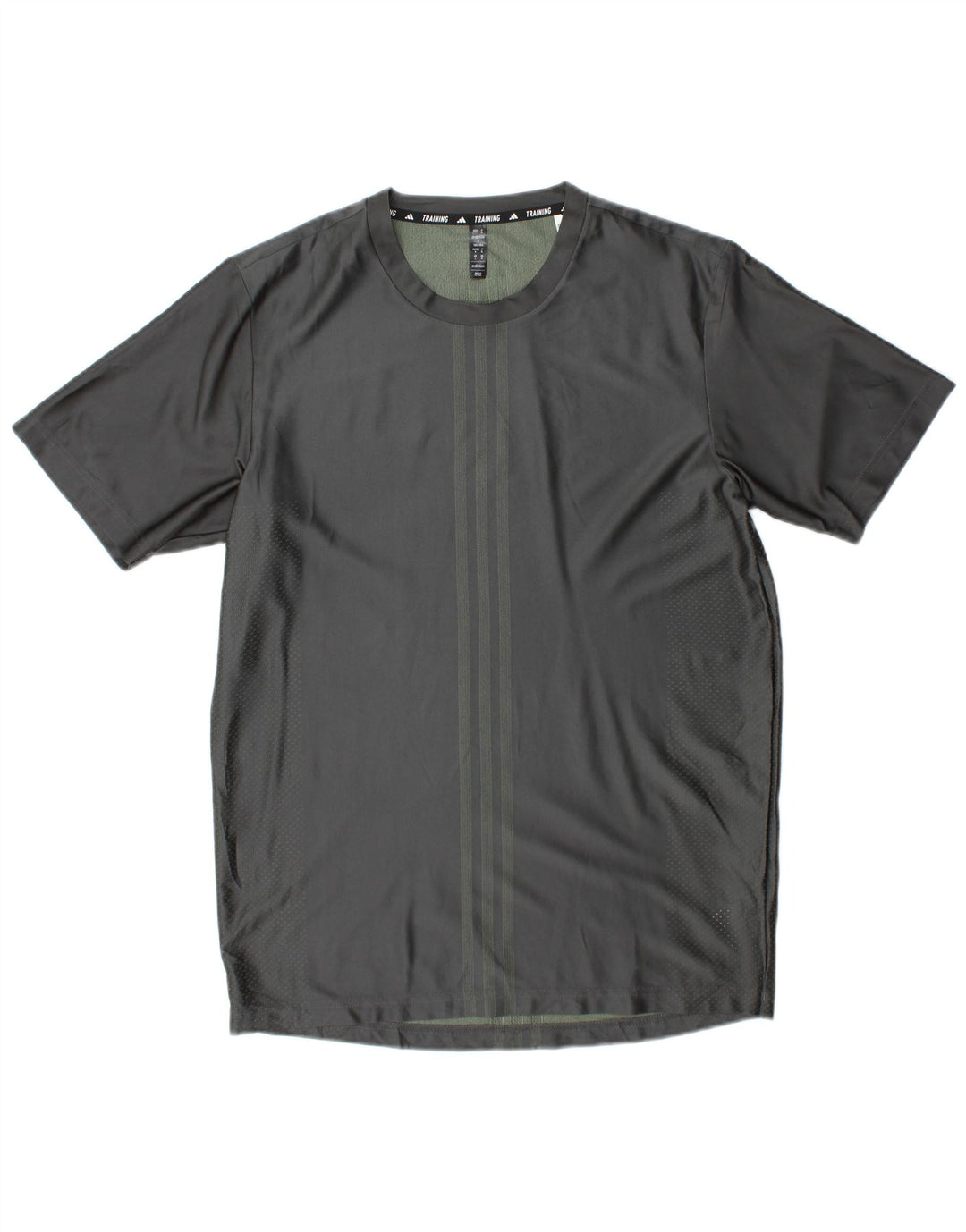Tricou pentru bărbați Adidas Aeroready Top Mediu Gri Poliester cu dungi