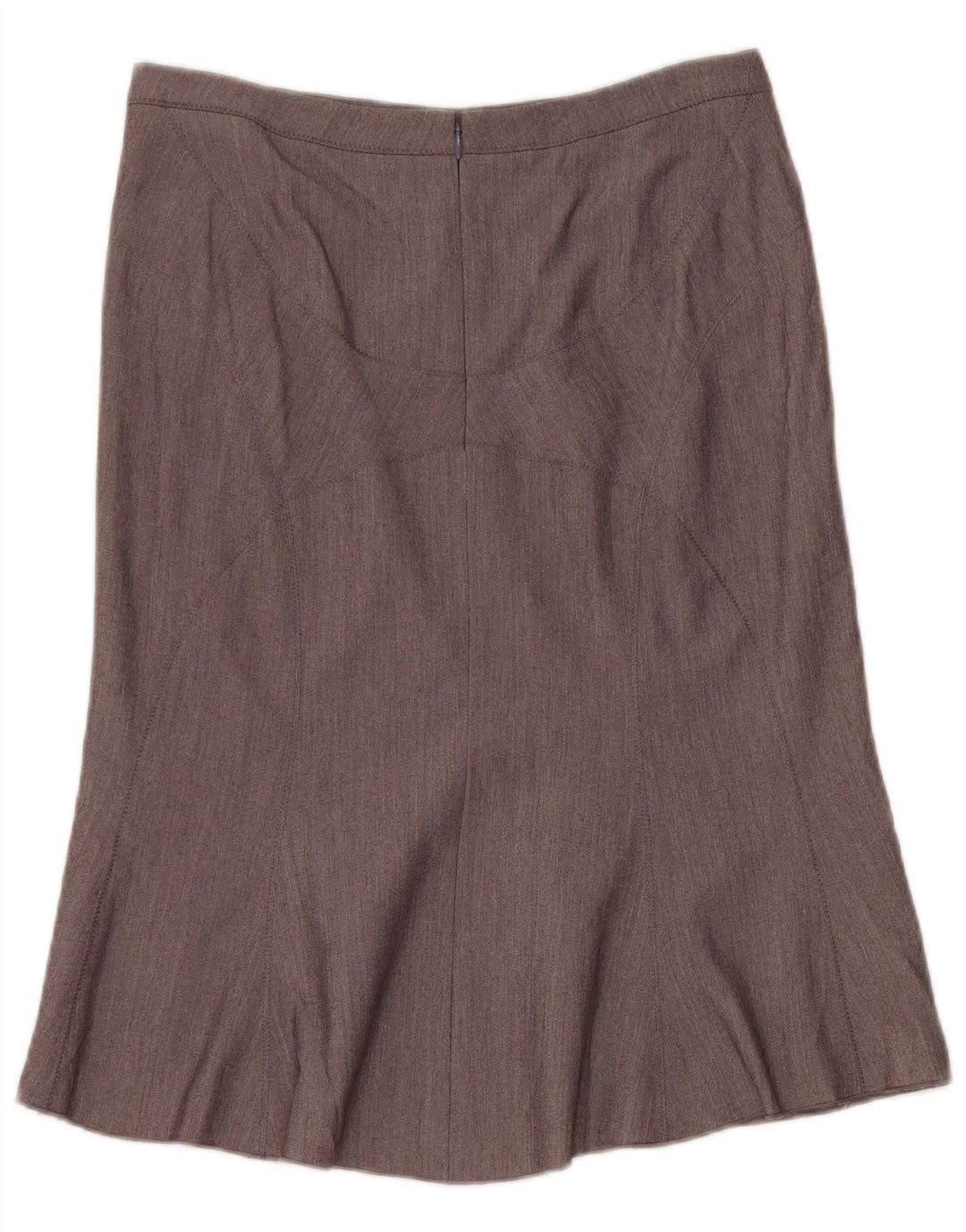 BCBGMAXAZRIA Fusta trompeta pentru femei US 0 XS W28 poliester gri