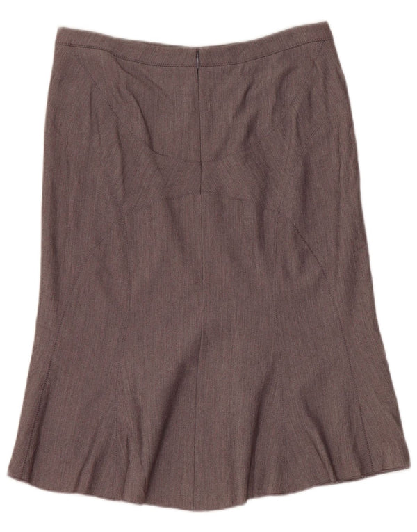 BCBGMAXAZRIA Fusta trompeta pentru femei US 0 XS W28 poliester gri