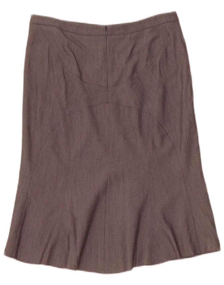BCBGMAXAZRIA Fusta trompeta pentru femei US 0 XS W28 poliester gri
