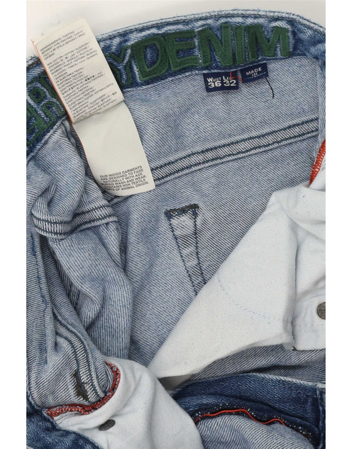 Blugi slim pentru bărbați Superdry W36 L32 Bumbac albastru