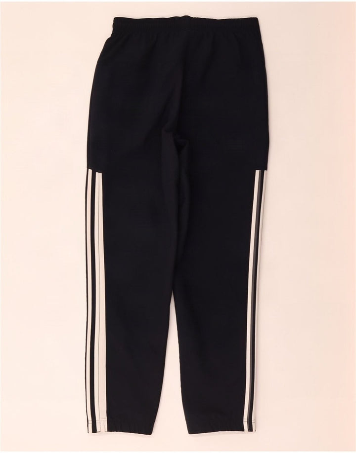 Pantaloni de trening Adidas pentru bărbați, poliester mediu negru