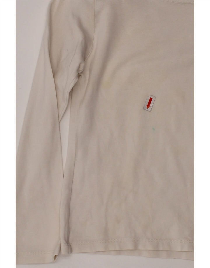 BURBERRY Fete Top Maneca Lunga 5-6 Ani Alb Check