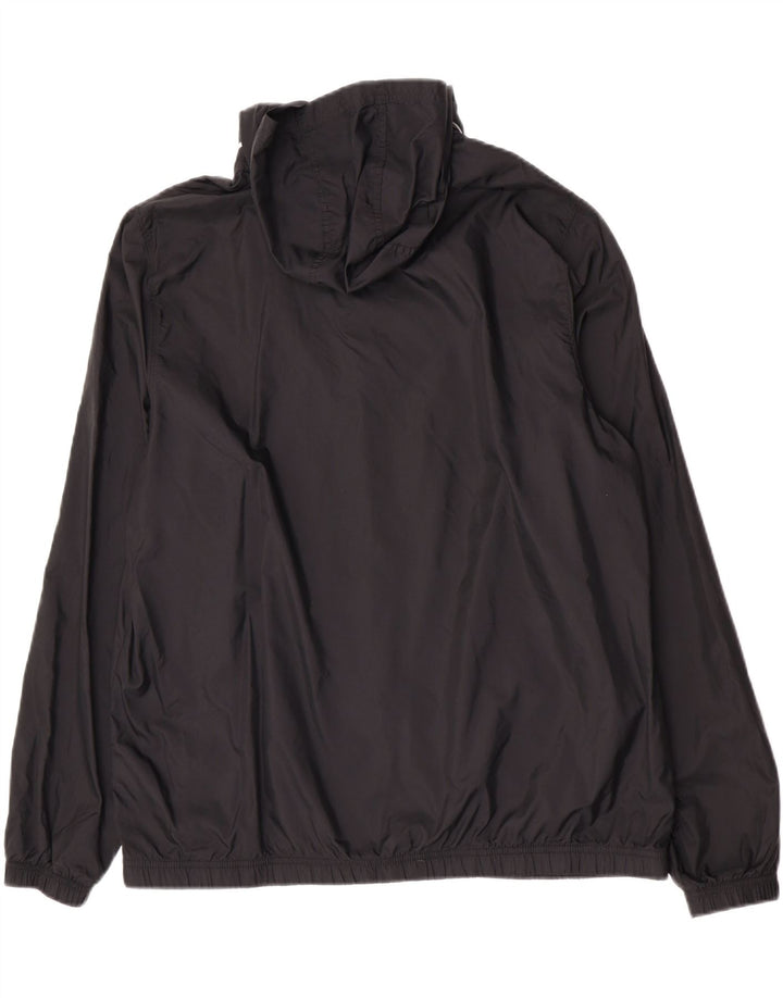 Jachetă de ploaie cu glugă pentru bărbați Nike XL, nailon negru