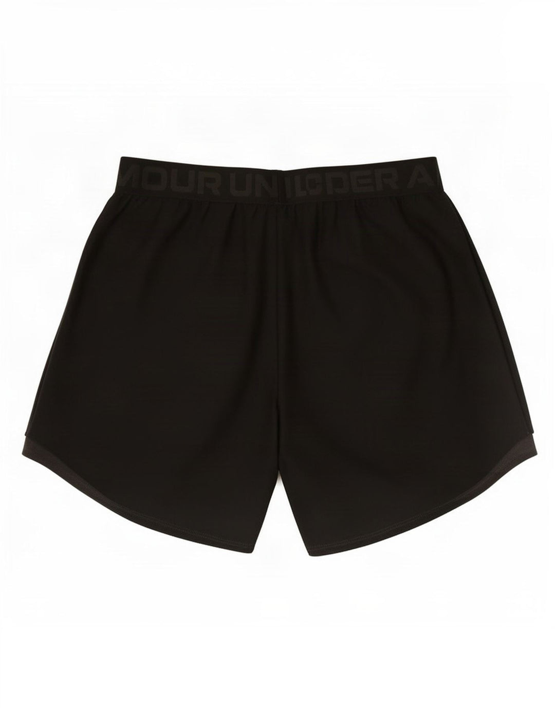 Pantaloni scurți sport grafic Under Armour pentru bărbați, poliester mediu negru
