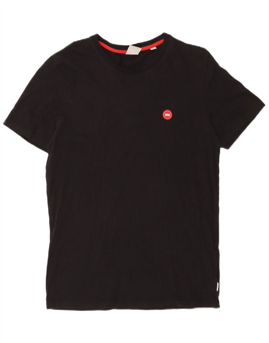 Tricou Jack & Jones pentru bărbați Top mare din bumbac negru