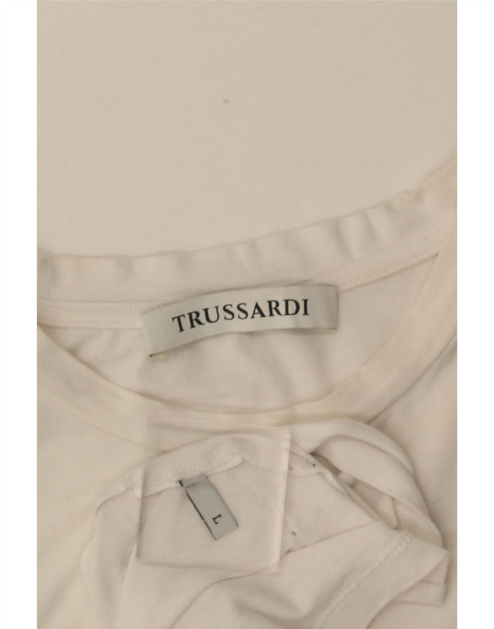Tricou Trussardi pentru femei Top UK 14 Large White