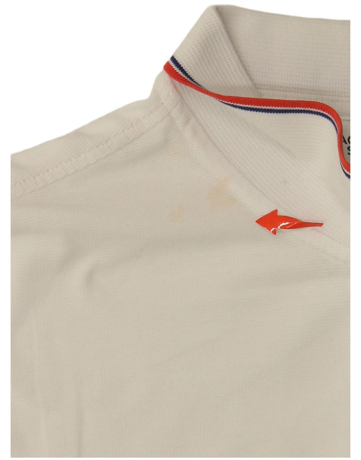 Tricou polo LACOSTE pentru bărbați mărimea 5 mare, alb, bumbac