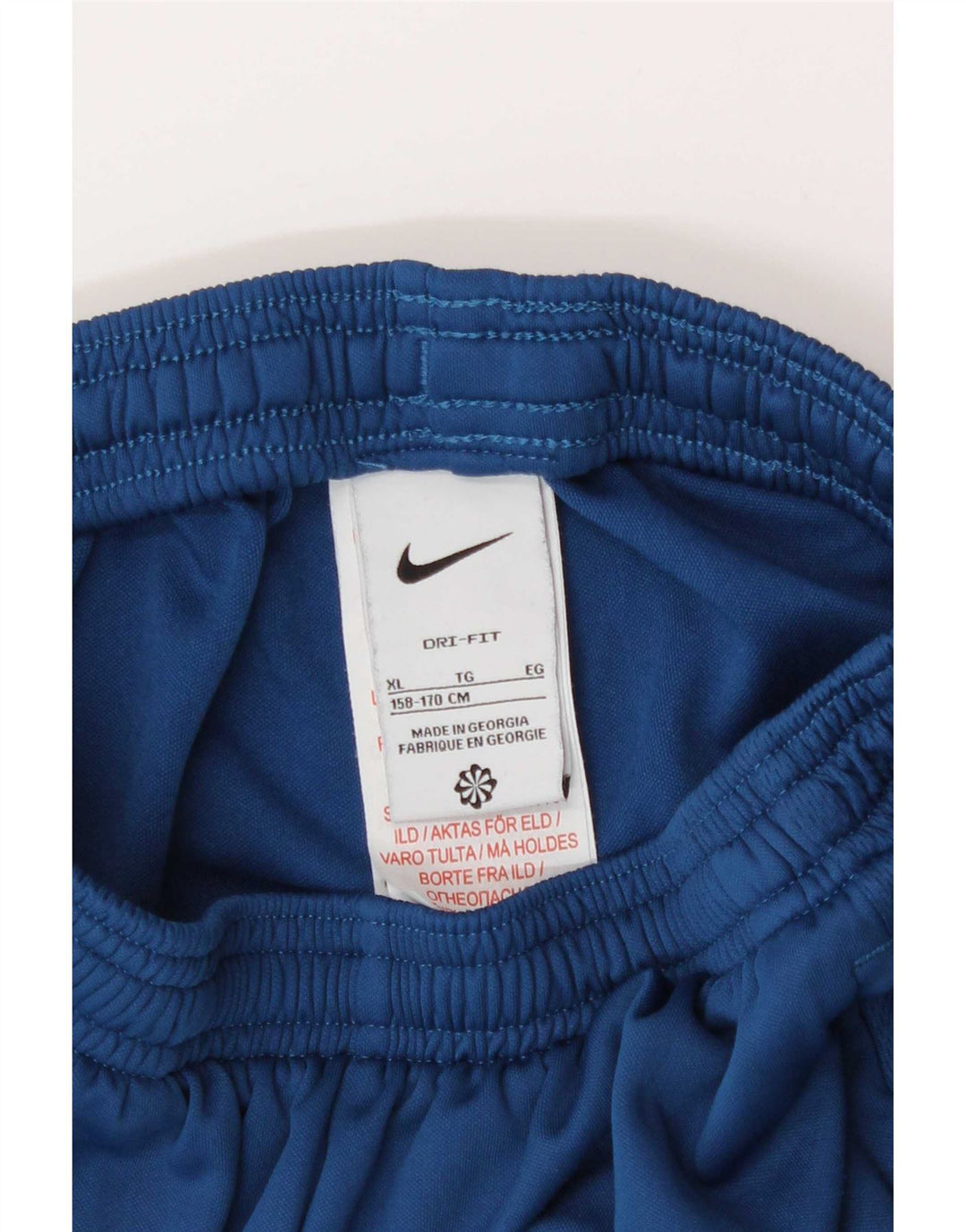 Pantaloni de trening Nike Dri Fit pentru băieți 13-14 ani XL poliester albastru