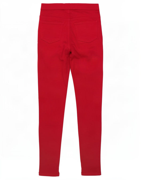 Blugi jegging pentru femei Marks & Spencer UK 12 Medium W30 L28 Bumbac roșu