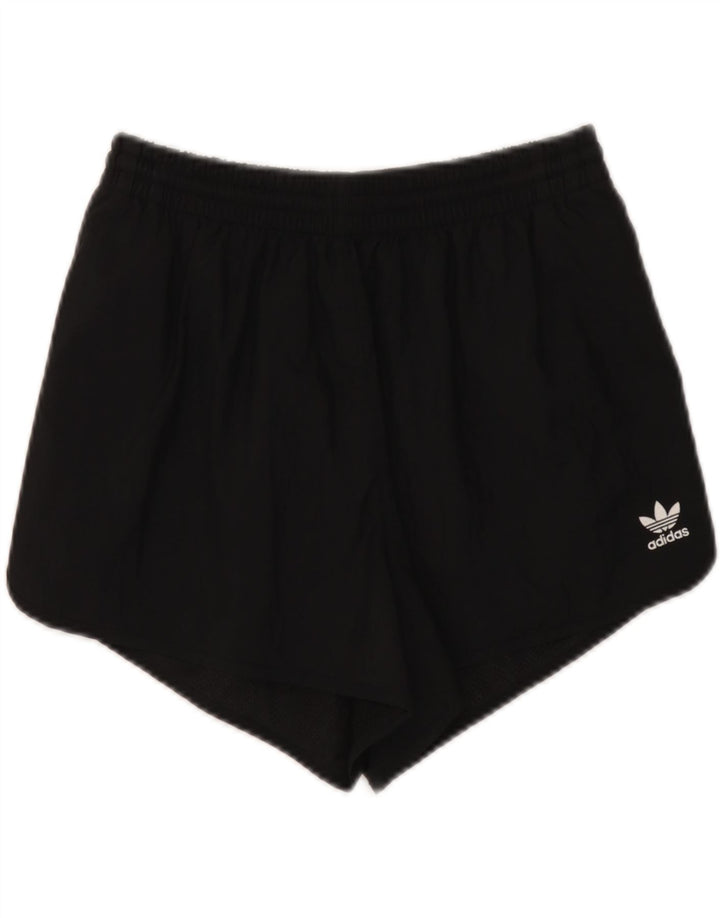 Pantaloni scurți sport Adidas pentru femei UK 12 Medium Black Poliamidă