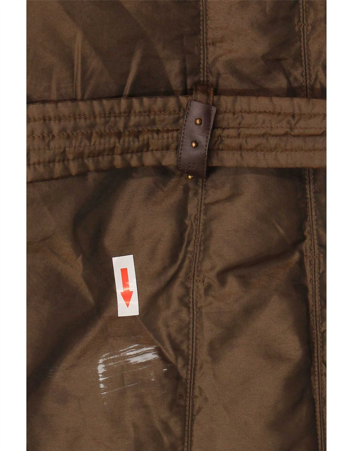 Jachetă căptușită pentru femei Trussardi Jeans IT 46 Large Kaki Poliamidă