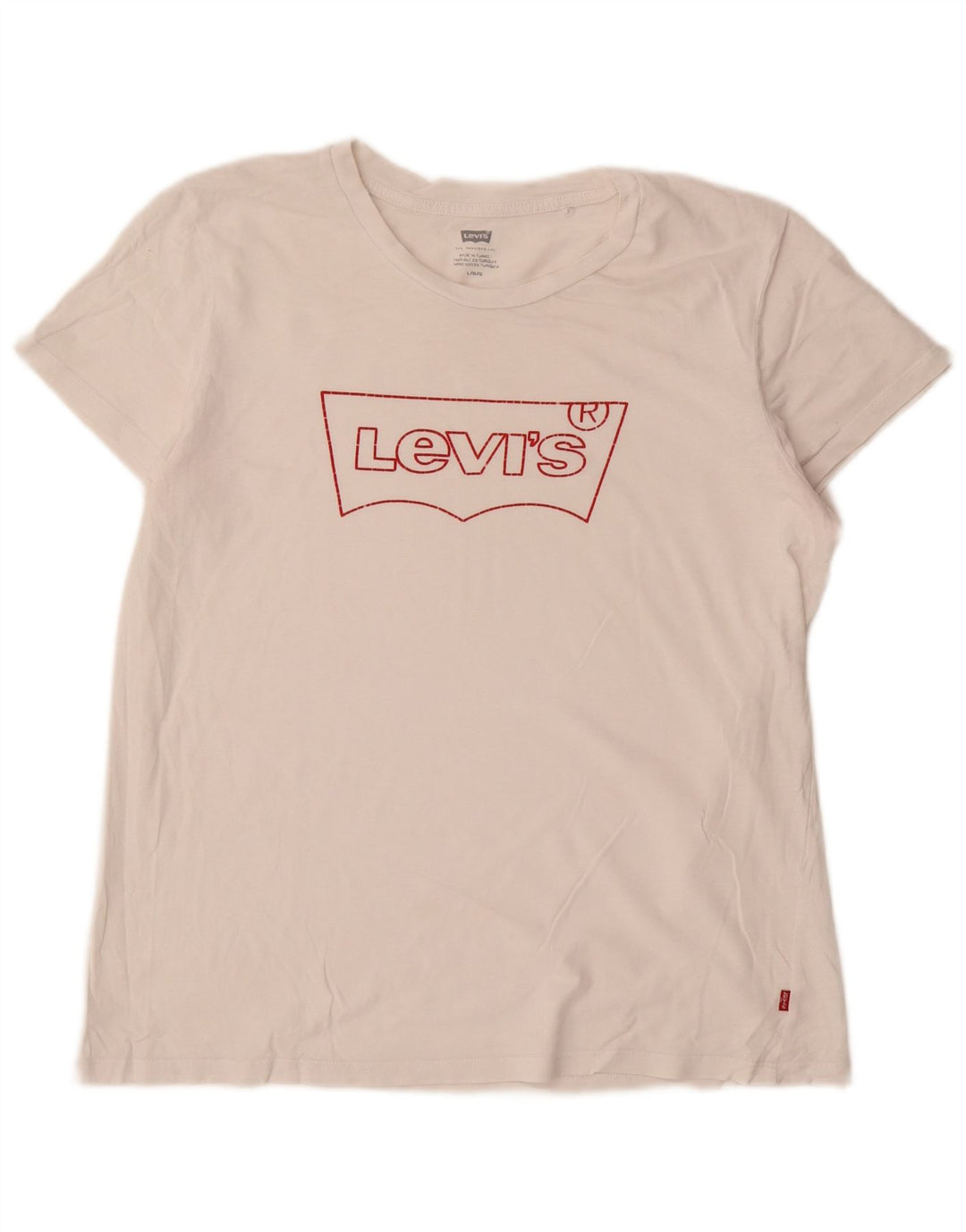 Tricou grafic Levi's pentru femei Top UK 16 Large White