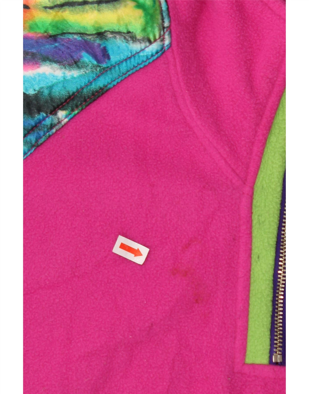 MASER M Pulover supradimensionat din lână cu grafică pentru femei EU 40 Roz mediu