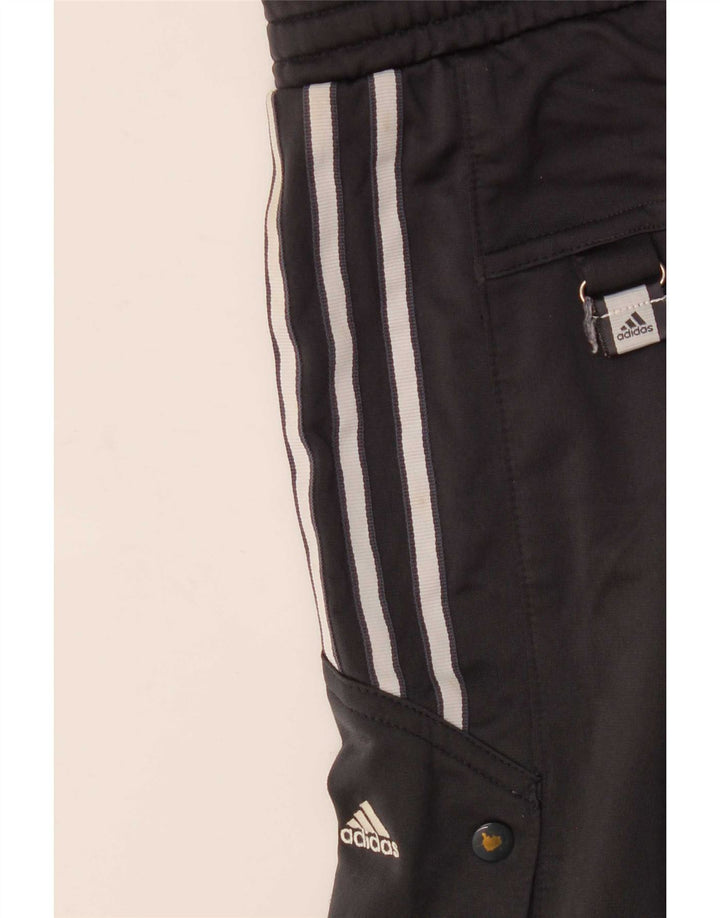 Pantaloni de trening Adidas pentru bărbați, poliester mediu negru