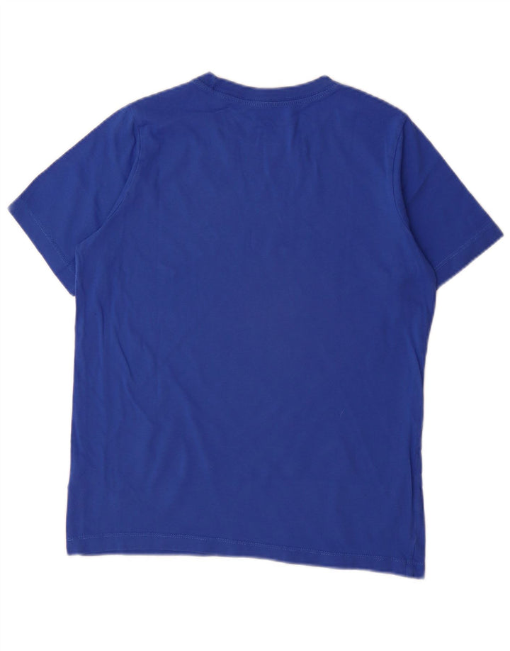 Tricou grafic pentru băieți NIKE Top 13-14 ani XL Bumbac albastru