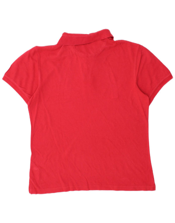 Tricou polo Timberland Slim Fit pentru bărbați, bumbac roșu mare