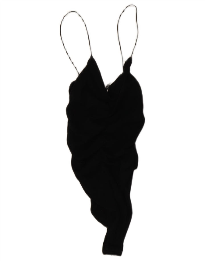 Rochie Mini Slip Femei Zara UK 12 Medium Negru