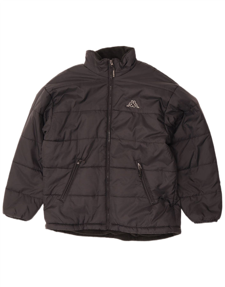Jachetă căptușită pentru bărbați Kappa UK 40 Large Black