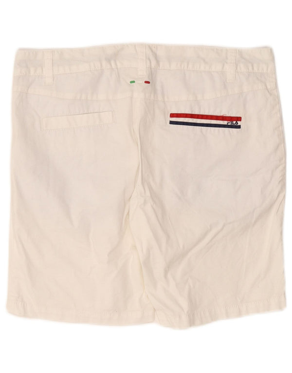 Pantaloni scurți chino pentru bărbați Fila Medium W32 Alb