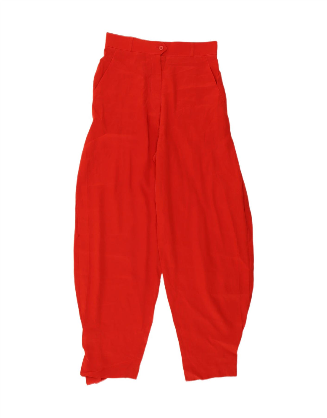Pantaloni harem de damă vintage W26 L29 roșii
