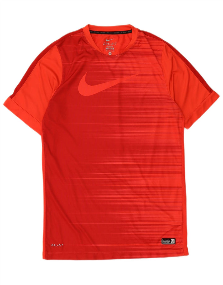 Tricou grafic pentru bărbați NIKE Dri Fit Top Poliester roșu mediu