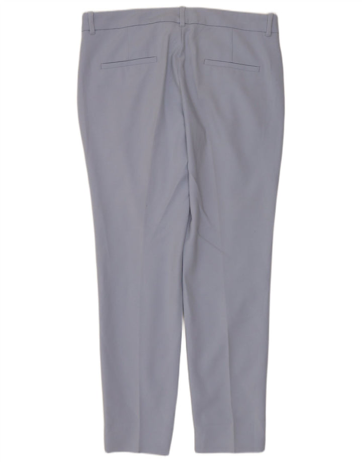 Pantaloni chino slim pentru femei Zara EU 40 Medium L30 L28 Albastru