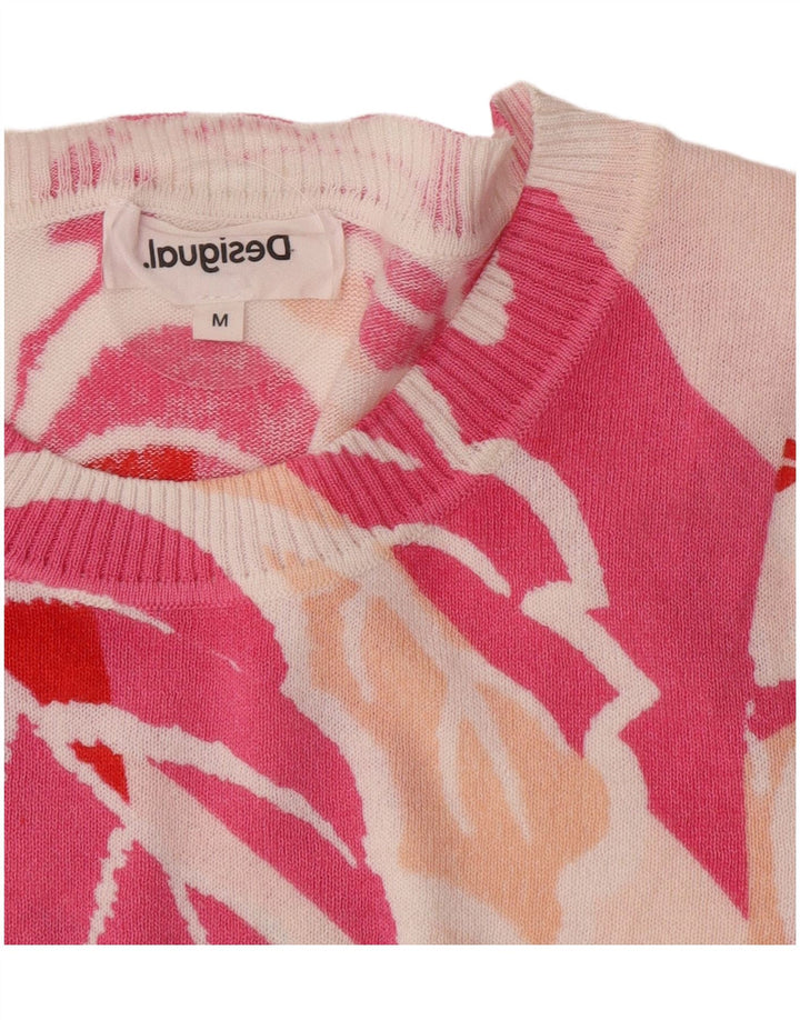 Pulover pentru femei Desigual Graphic Crew Neck UK 12 Medium Multicolor