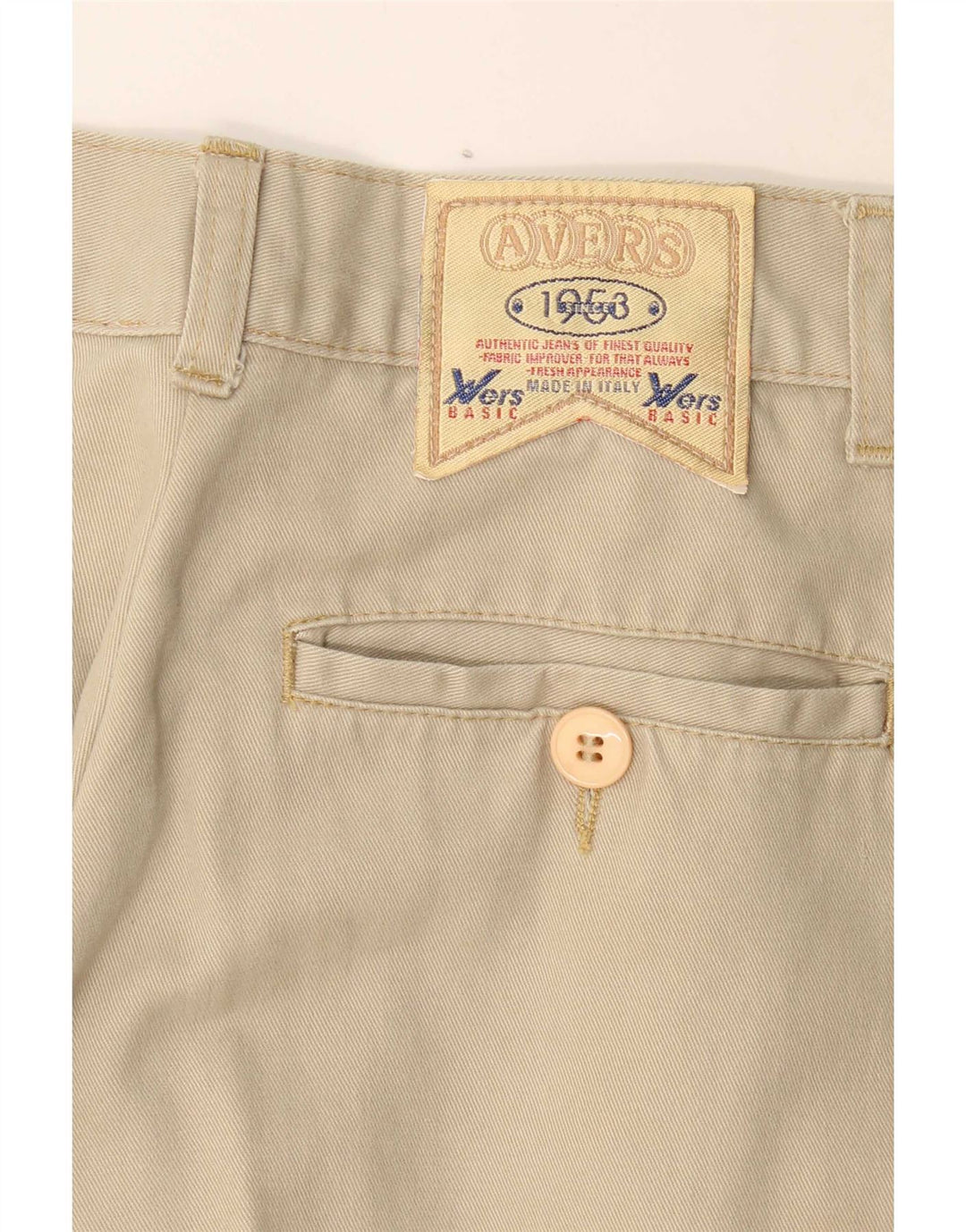 Pantaloni Cargo Drepți Vintage Bărbați L32 L31 Bej