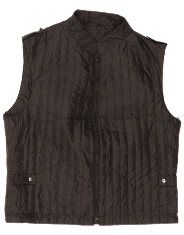 Marks & Spencer Mens Liner Gilet UK 38 Medium Black Poliester